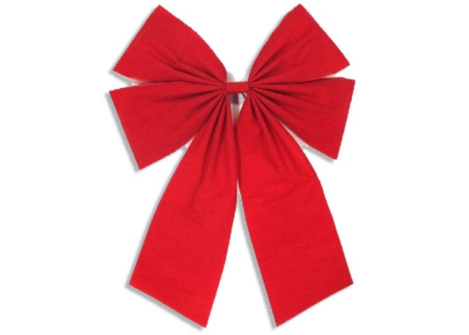 36 in. Christmas Bow, Red