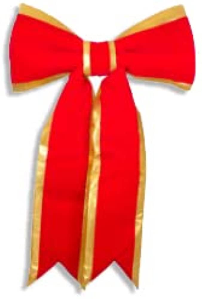 48 in. Christmas Bow, Gold