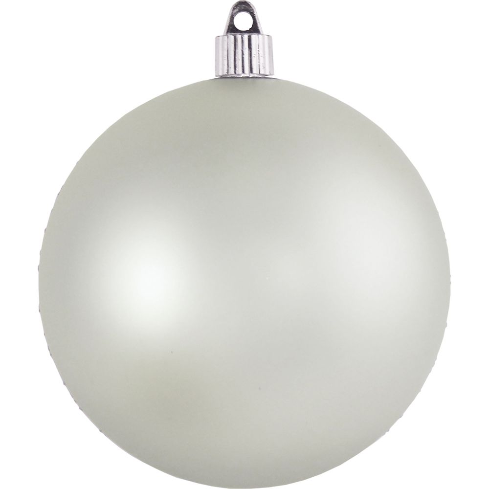 150 mm x 6 in. Ball Ornament, Matte Silver - Pack of 3
