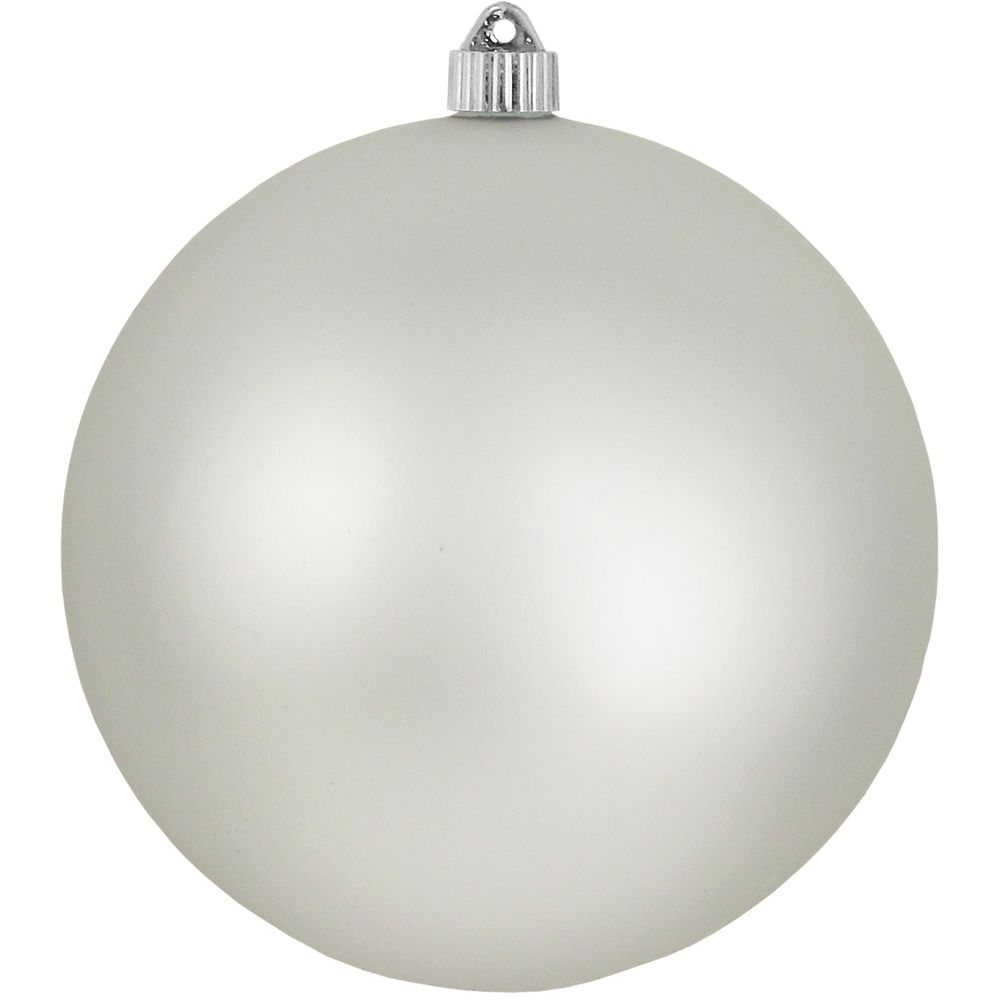 300 mm x 12 in. Ball Ornament, Matte Silver