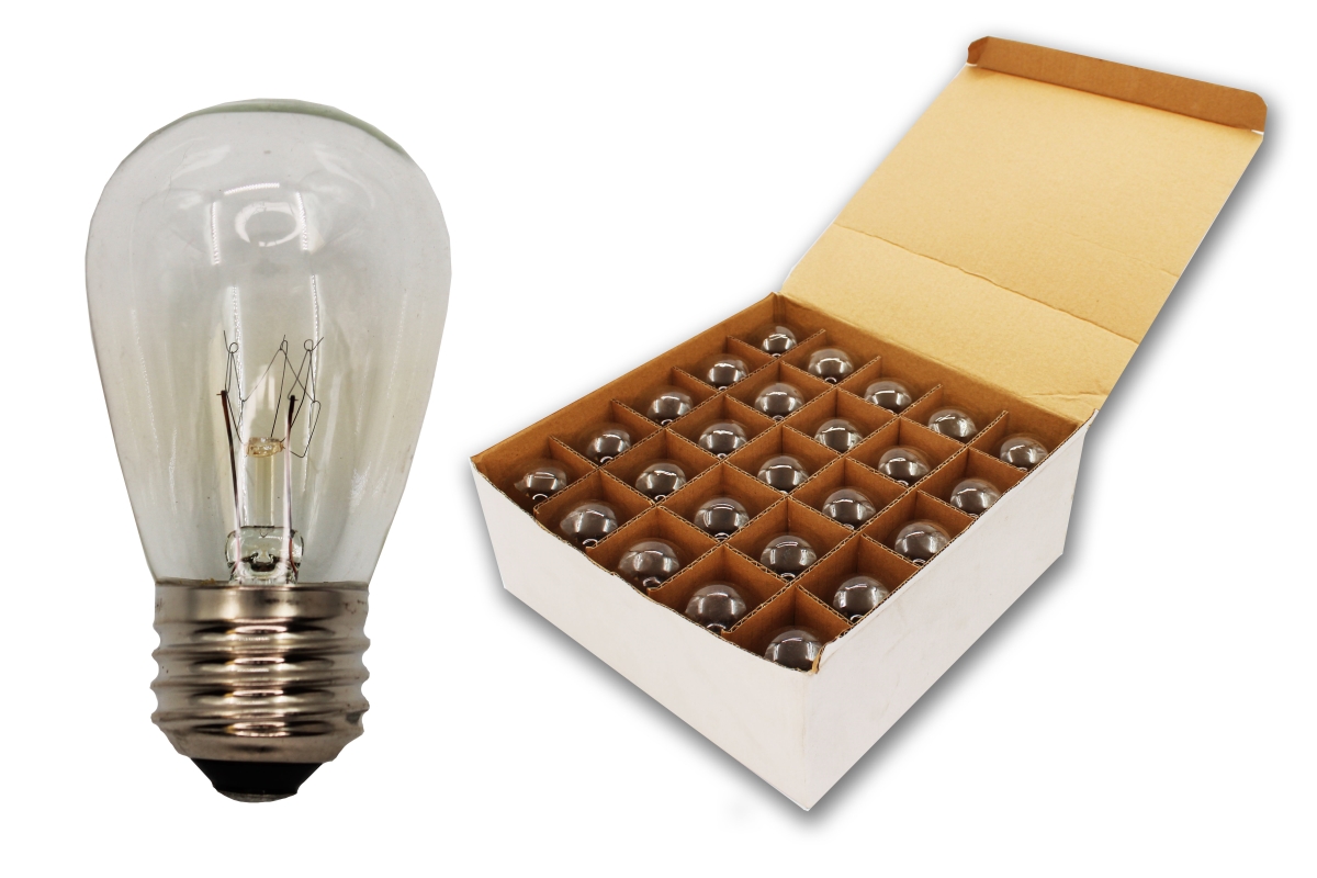 T50 Glass Retrofit Lamp, Clear - Pack of 25