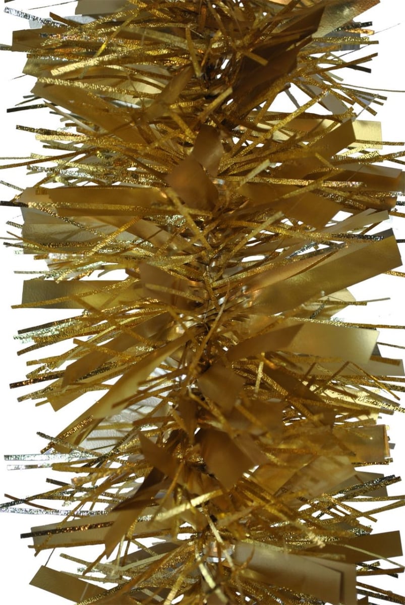 50 ft. Tinsel Garland, Gold
