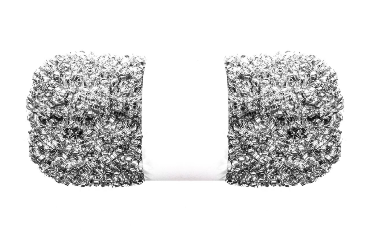 50 ft. Tinsel Garland, Silver