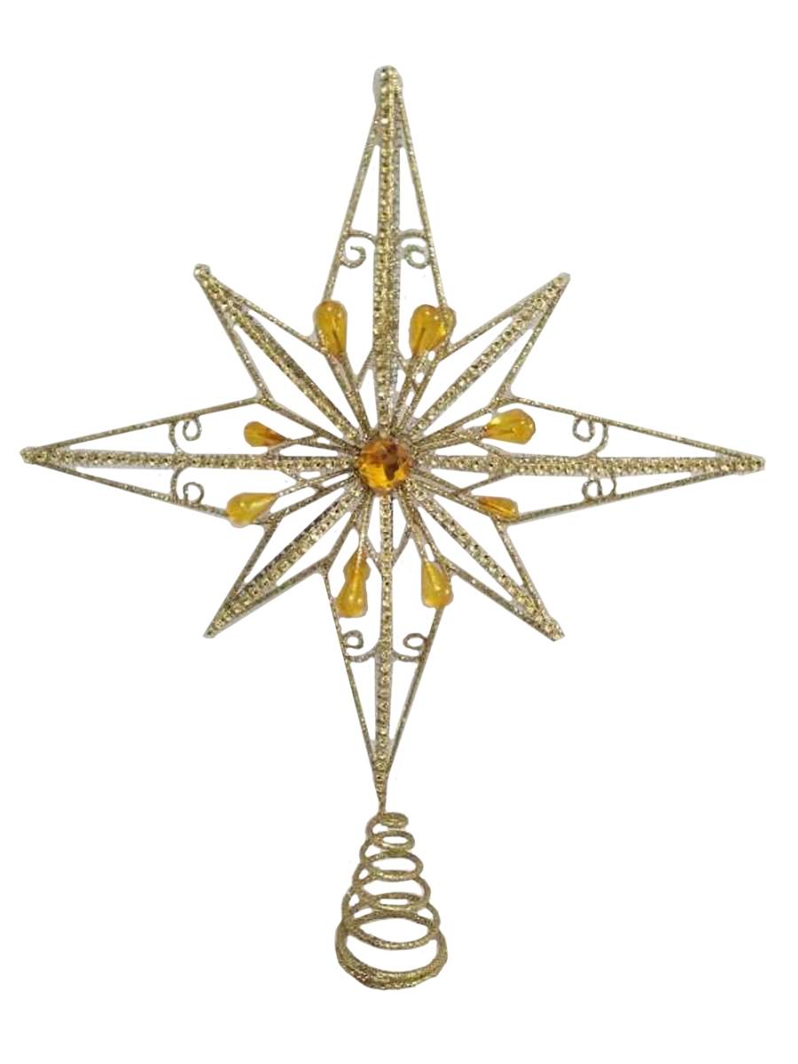 16 in. Star Tree Topper, Gold