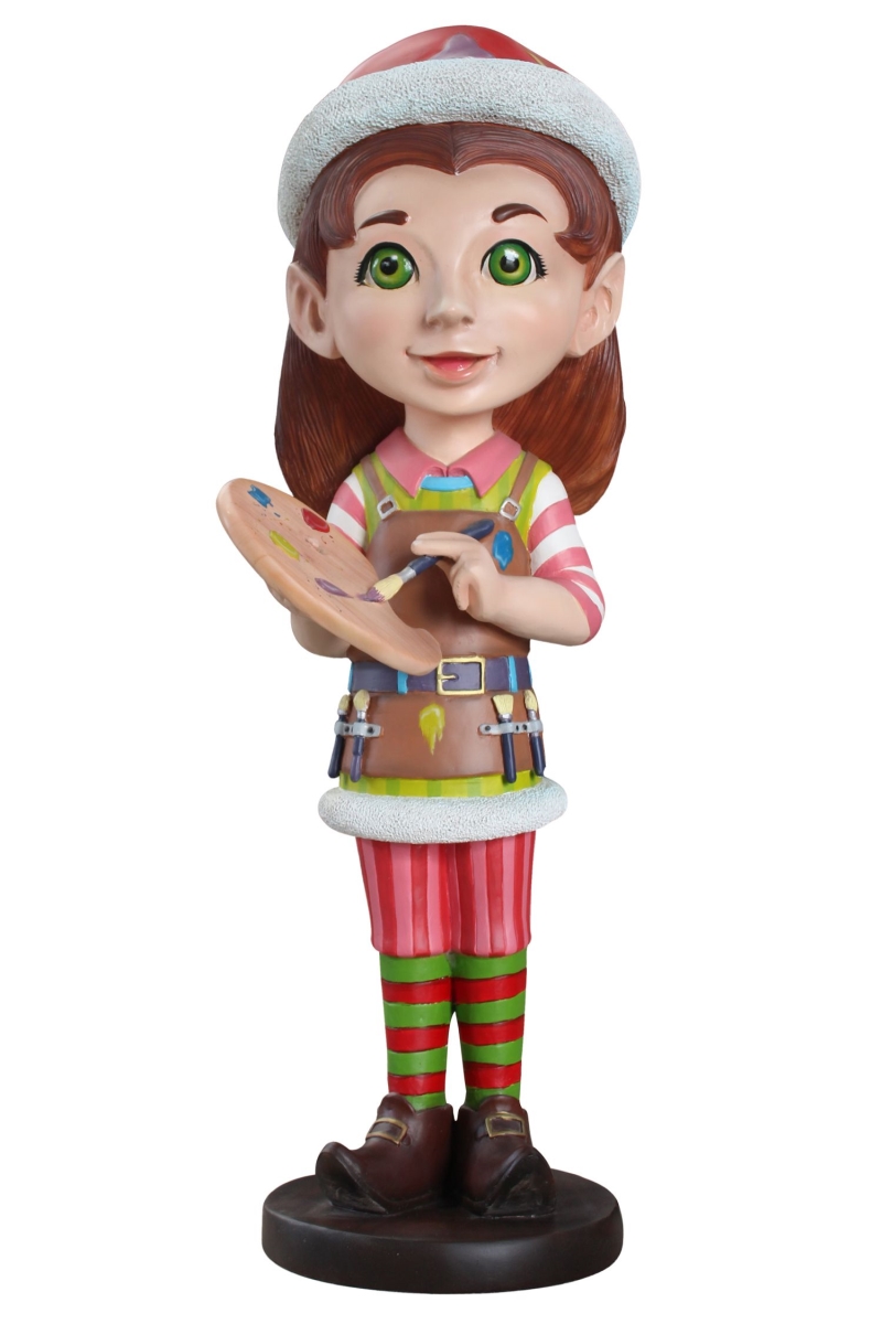 4 ft. Worker ELF Figurine with Palette