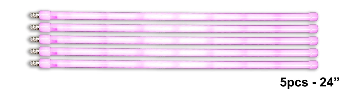 24 in. Icetubes Light, Pink - Pack of 5
