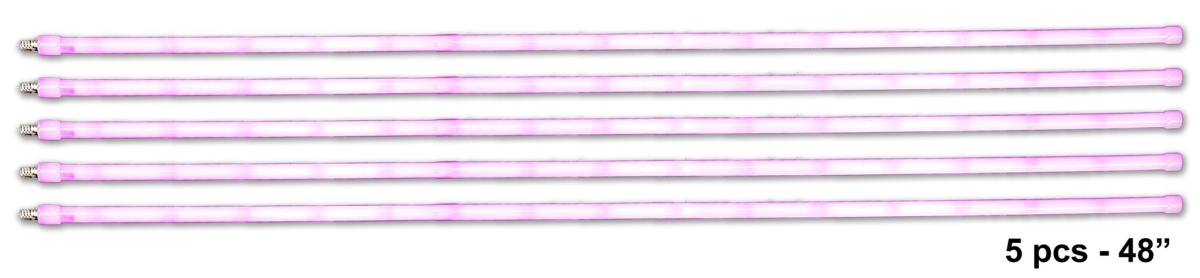 48 in. Icetubes Light, Pink - Pack of 5