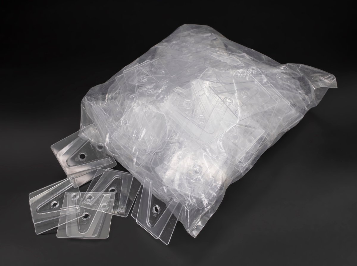 Parapet Christmas Clip, Clear - Pack of 100