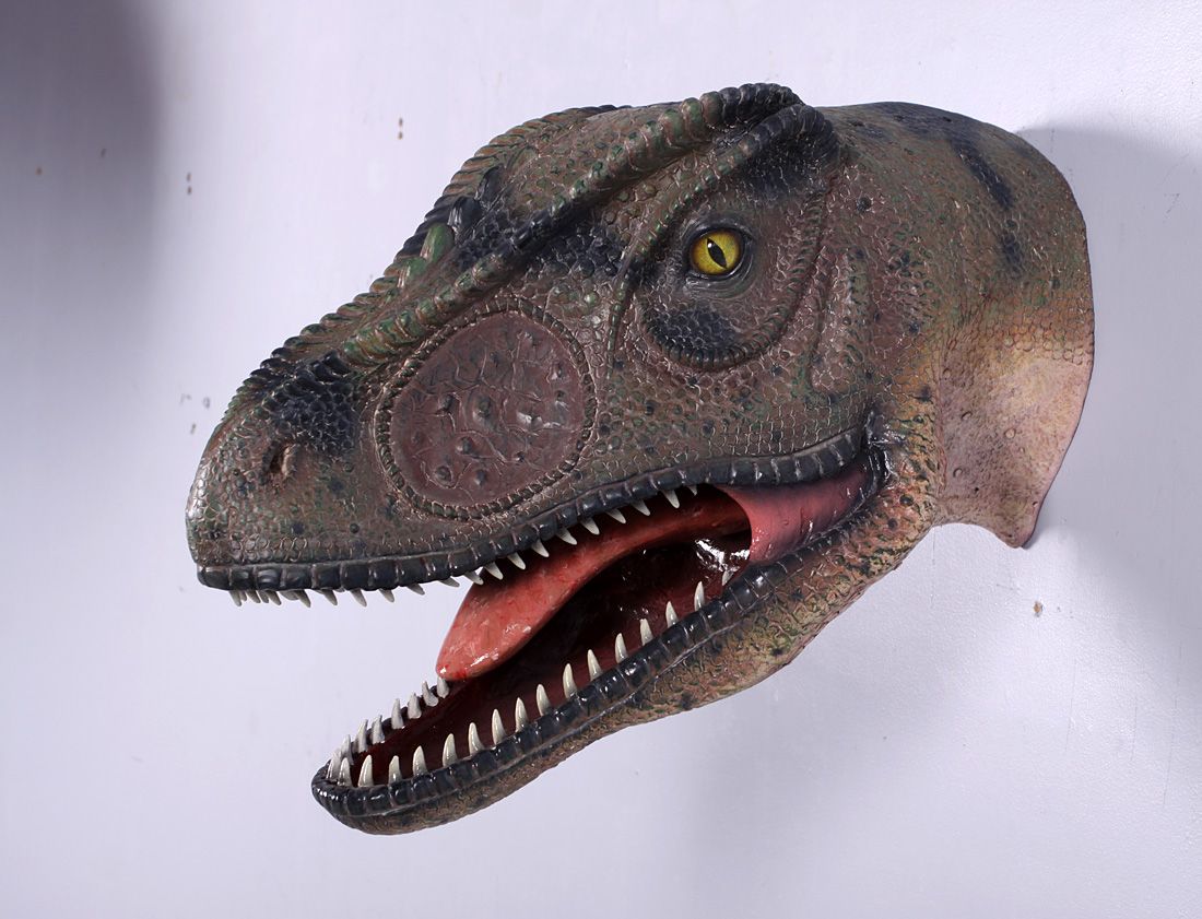 Allosaurus Head with Mouth Open