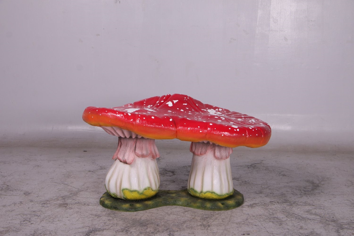 Double Mushroom Seat Figurine - Medium