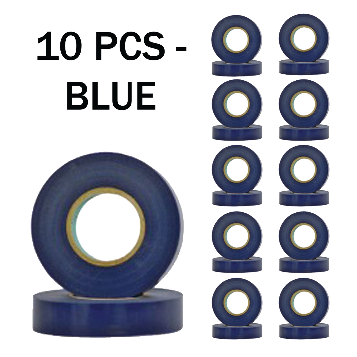 Electrical Tape, Blue - Pack of 10