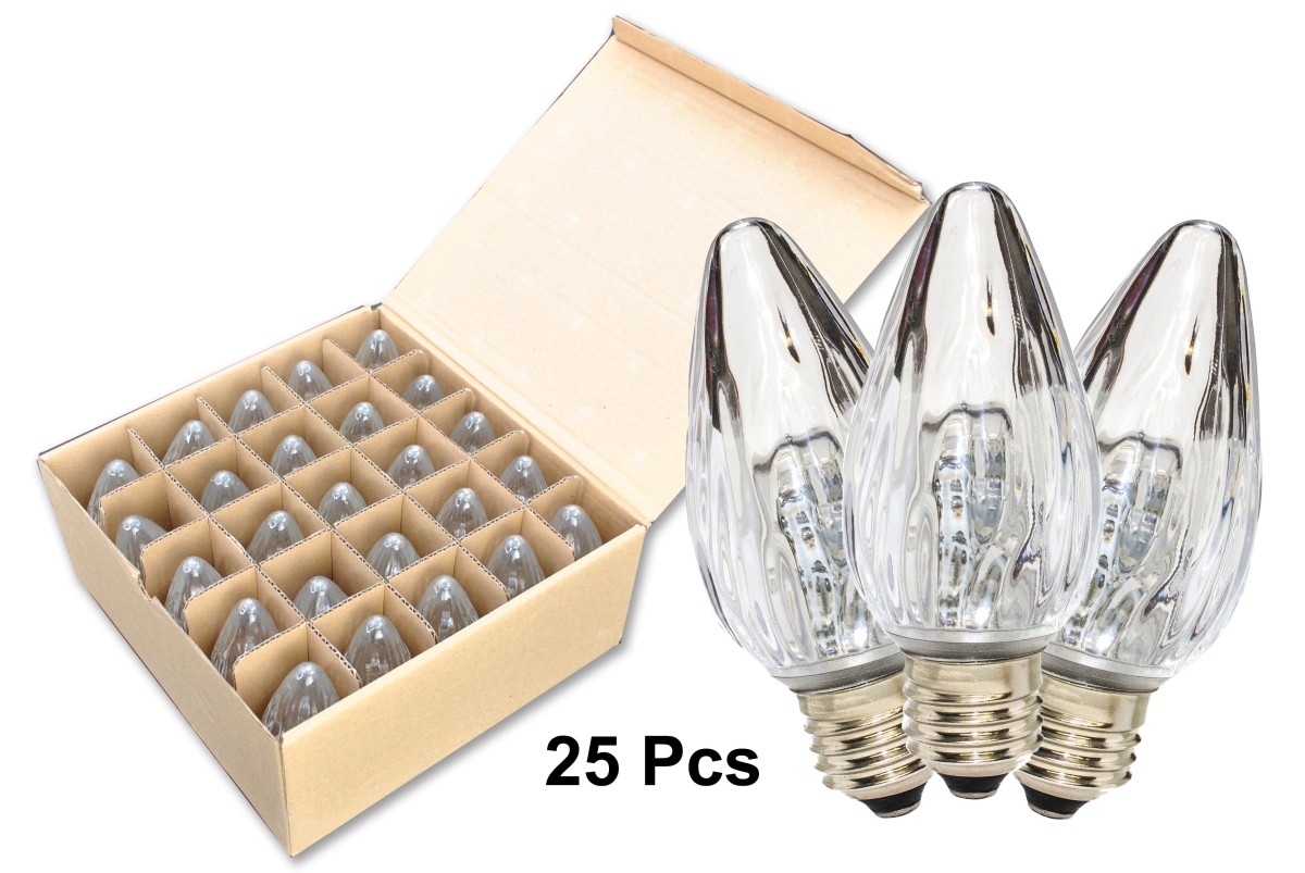 F50 Non-Dimmable Commercial Retrofit Bulb, Pure White - Pack of 25