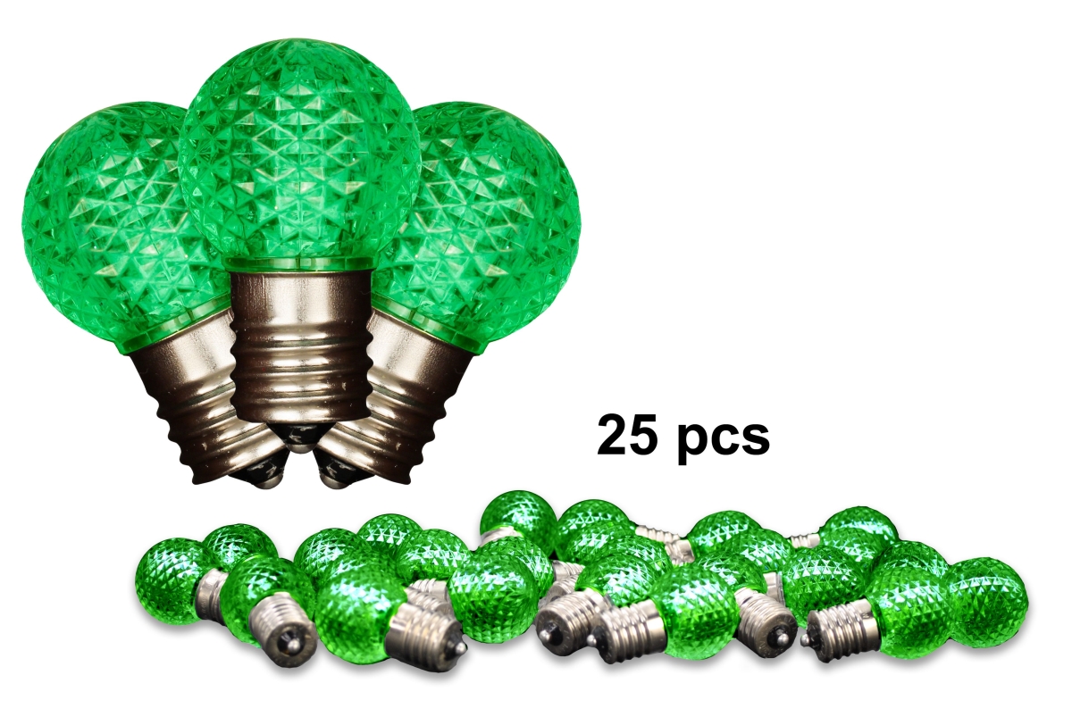 G30 SMD Retrofit Bulbs, Green - Pack of 25
