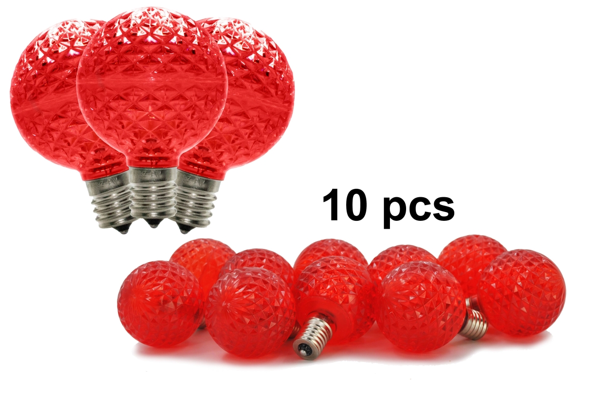 G50 Dimmable Replacement Bulbs, Red - Pack of 10