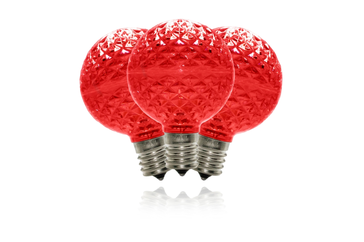 G50 SMD Replacemnt Bulbs, Red - Pack of 10