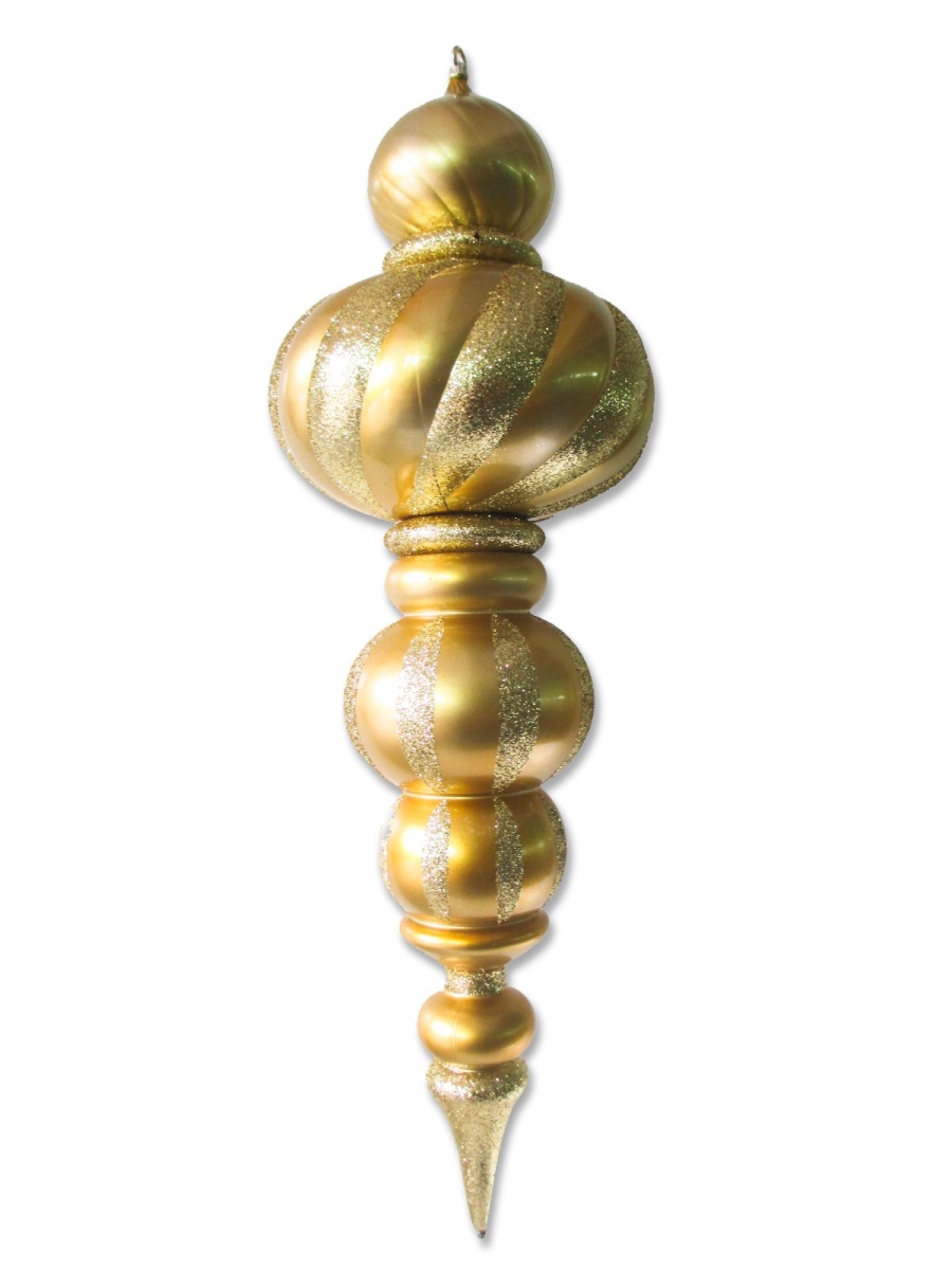 38.5 in. Oversized Shatterproof Finial Ornament, Gold