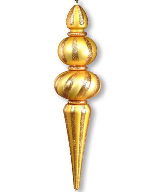 48 in. Oversized Shatterproof Finial Ornament, Copper