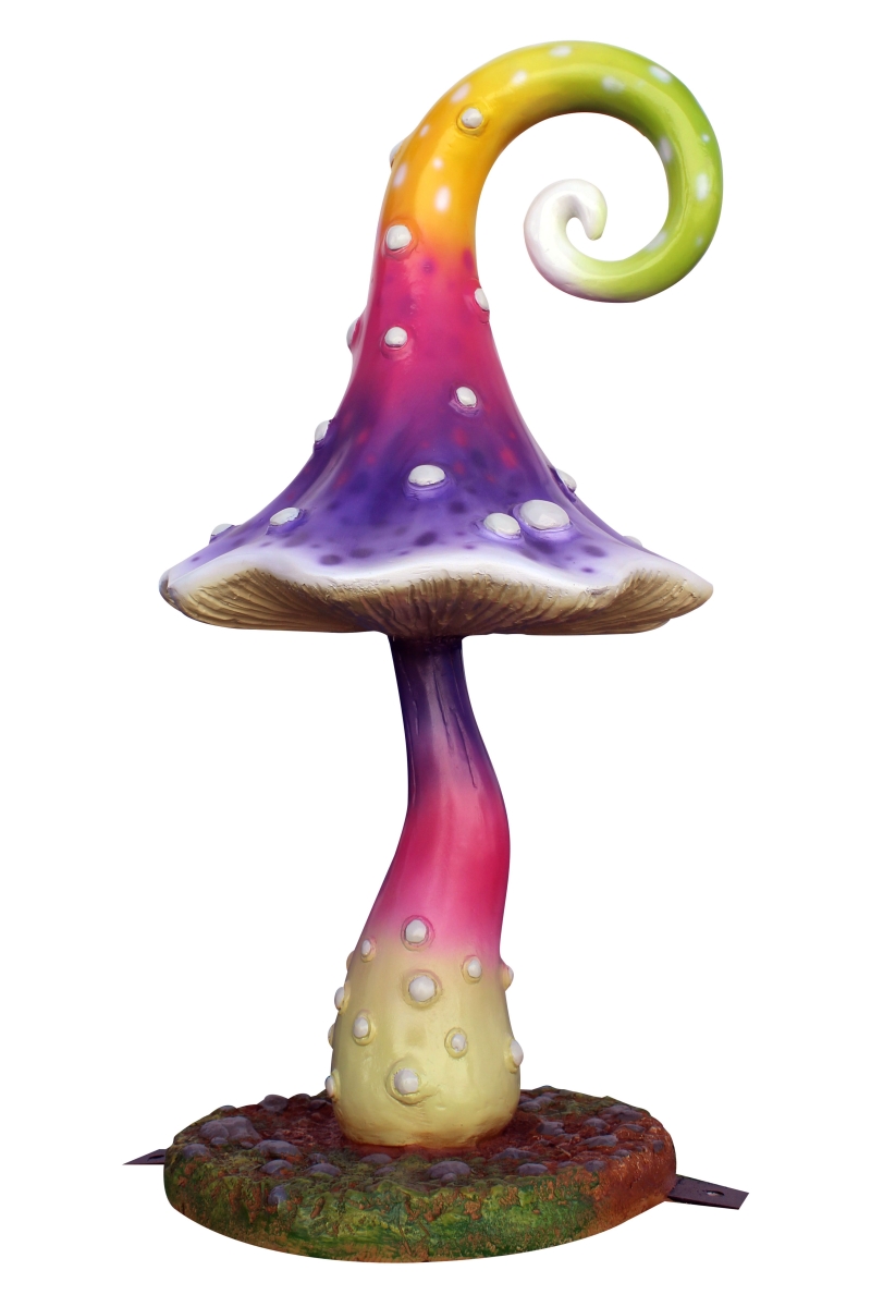 2 ft. Swirl Mushroom Figurine