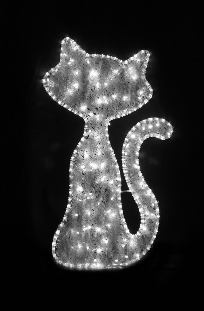 3 ft. LED Cat Motif