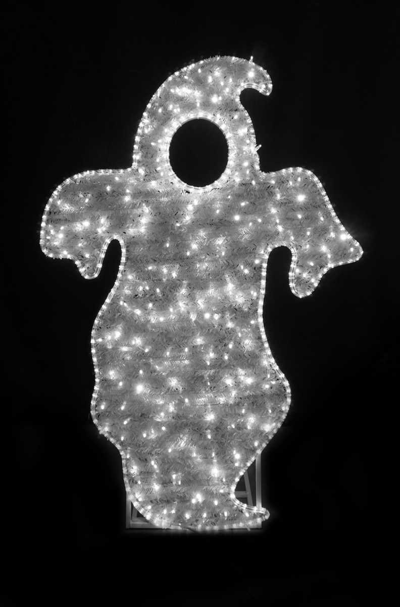 5 ft. LED Photo Ghost Motif