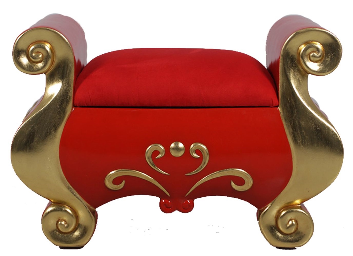 63 in. Foot Rest Santa Throne