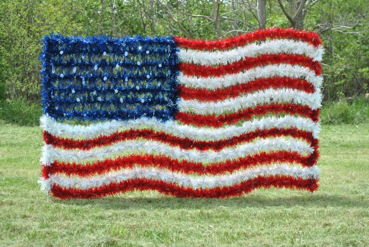 4 ft. Ground Mount Garland Flag