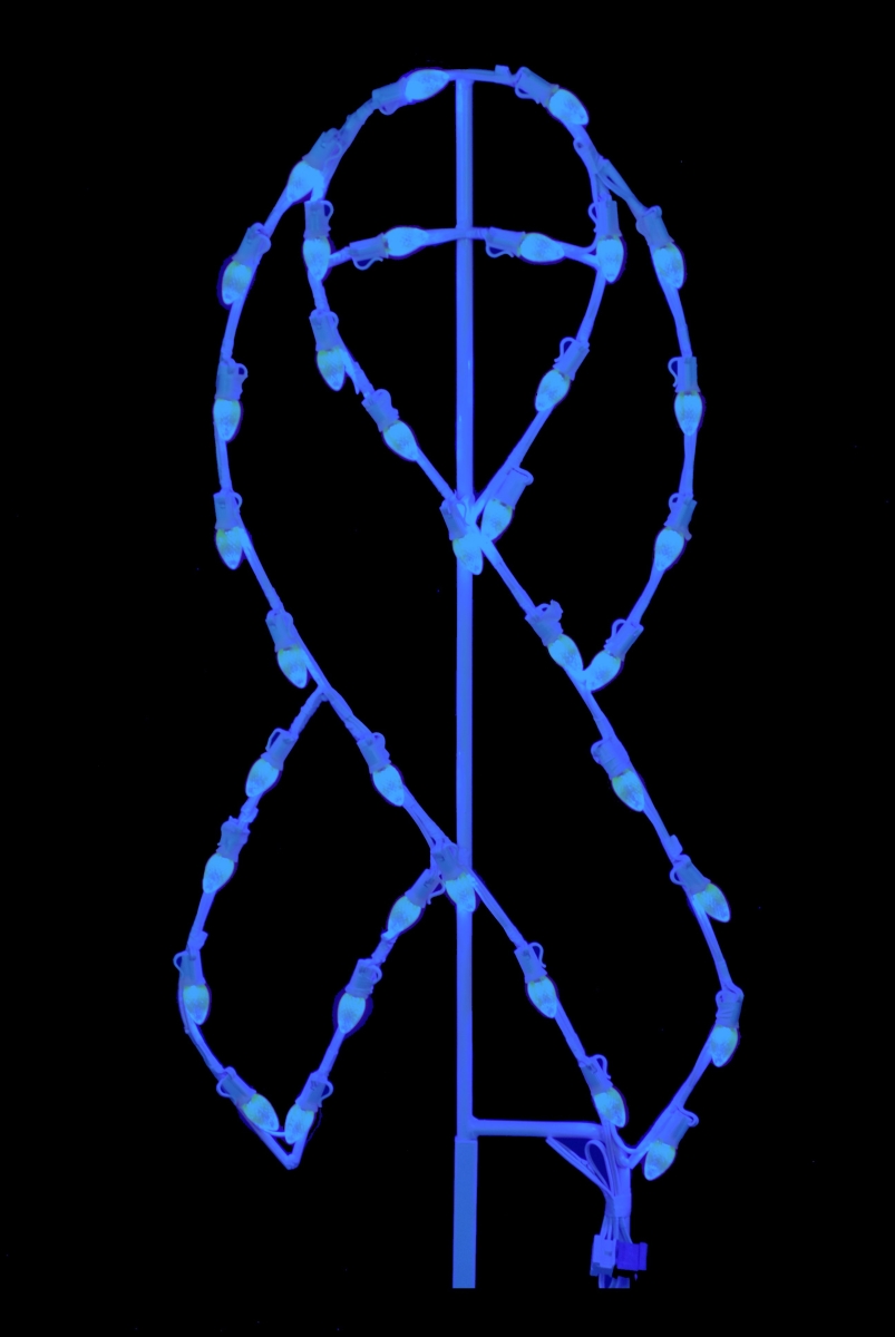 GM-RBN-03-BL 3 ft. Awareness Ribbons, Blue