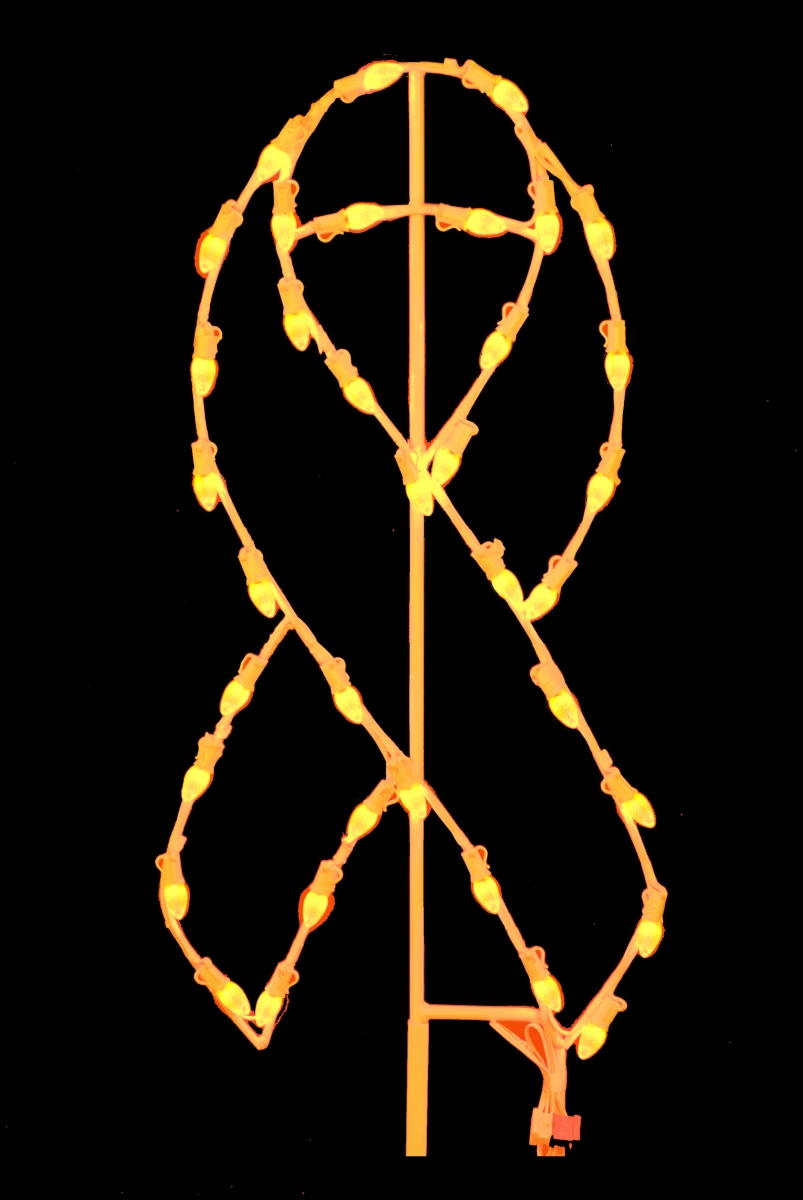 3 ft. Awareness Ribbons, Orange