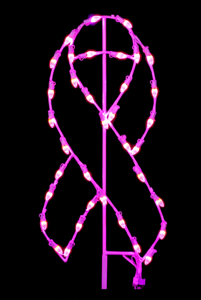 3 ft. Awareness Ribbons, Pure White
