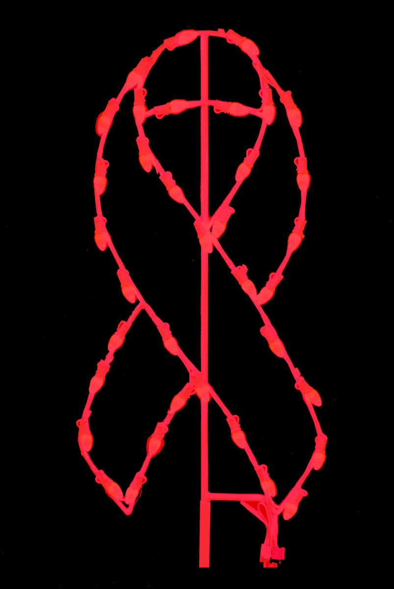 3 ft. Awareness Ribbons, Red
