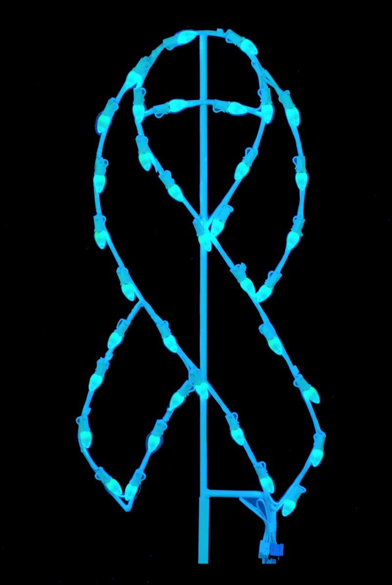 3 ft. Awareness Ribbons, Teal