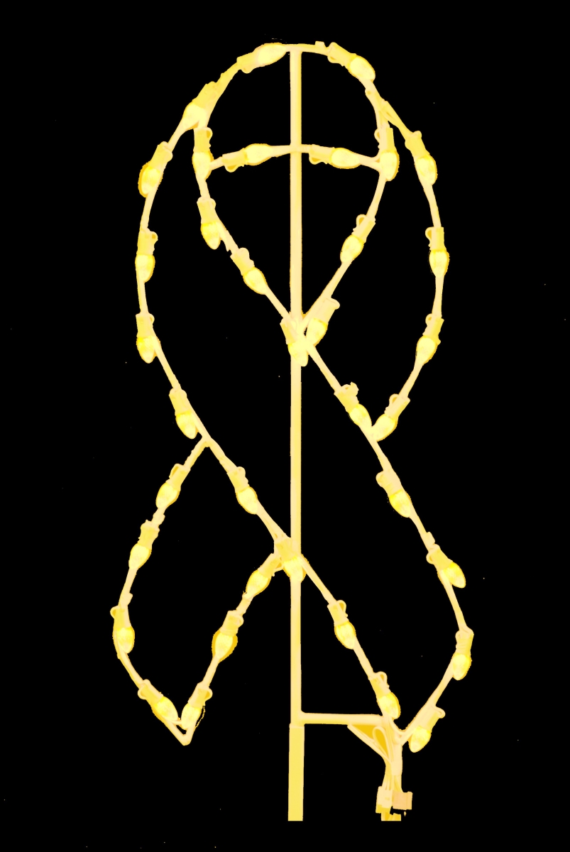 3 ft. Awareness Ribbons, Yellow