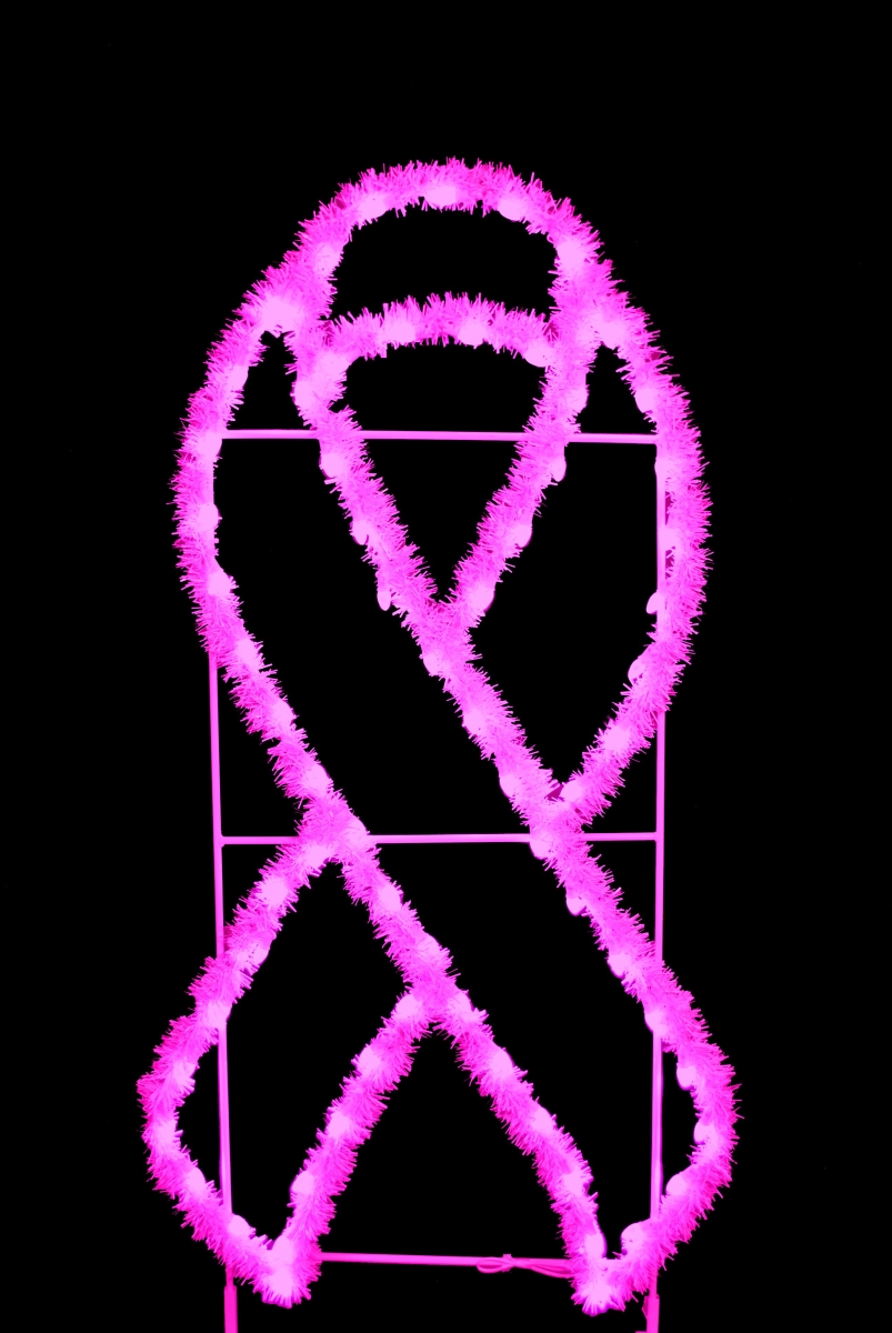 6 ft. Garland Awareness Ribbons, Pink