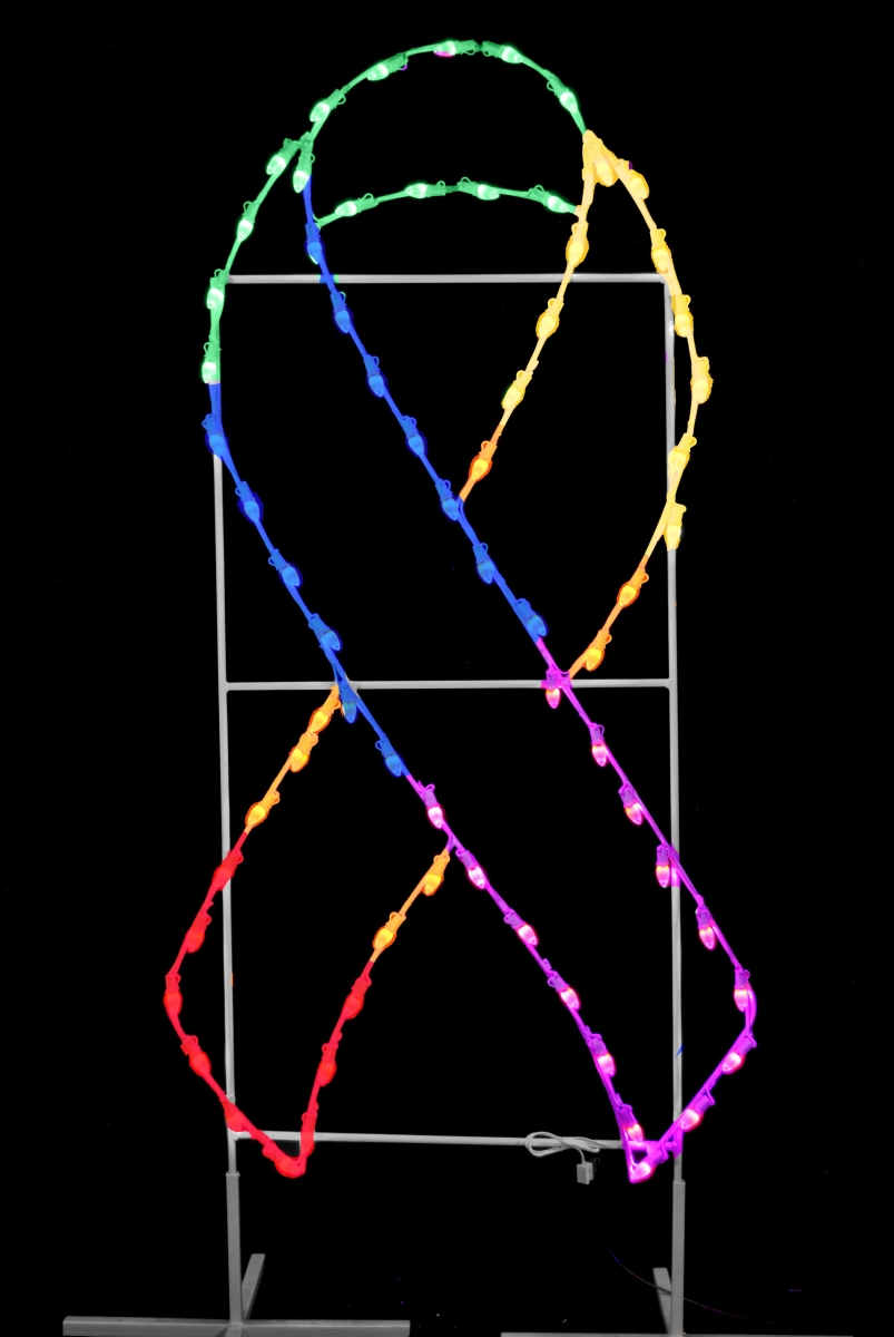 6 ft. Rainbow Awareness Ribbons