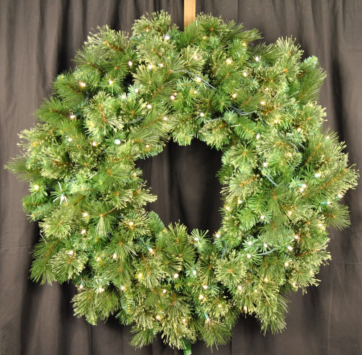 3 ft. Mixed Blend Pre-Lit with LED Lights Wreath, Warm White