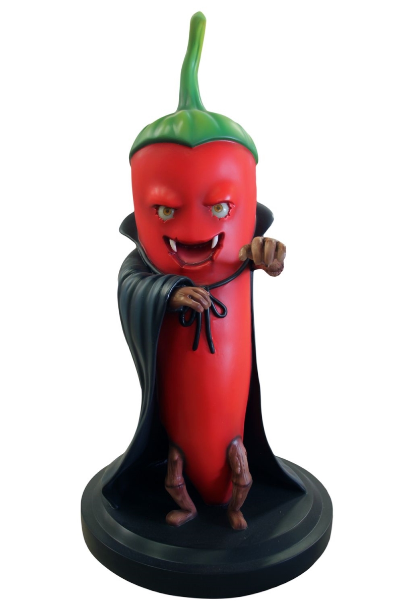 HWN-VEGS-DRACHILI 19 in. Count Drachili with Base, Red & Black