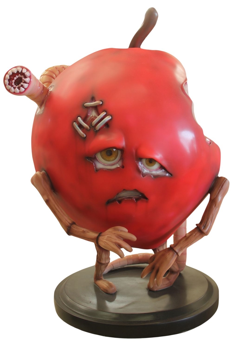 HWN-VEGS-ZOMAPPL 34 in. Zombapple with Base, Red