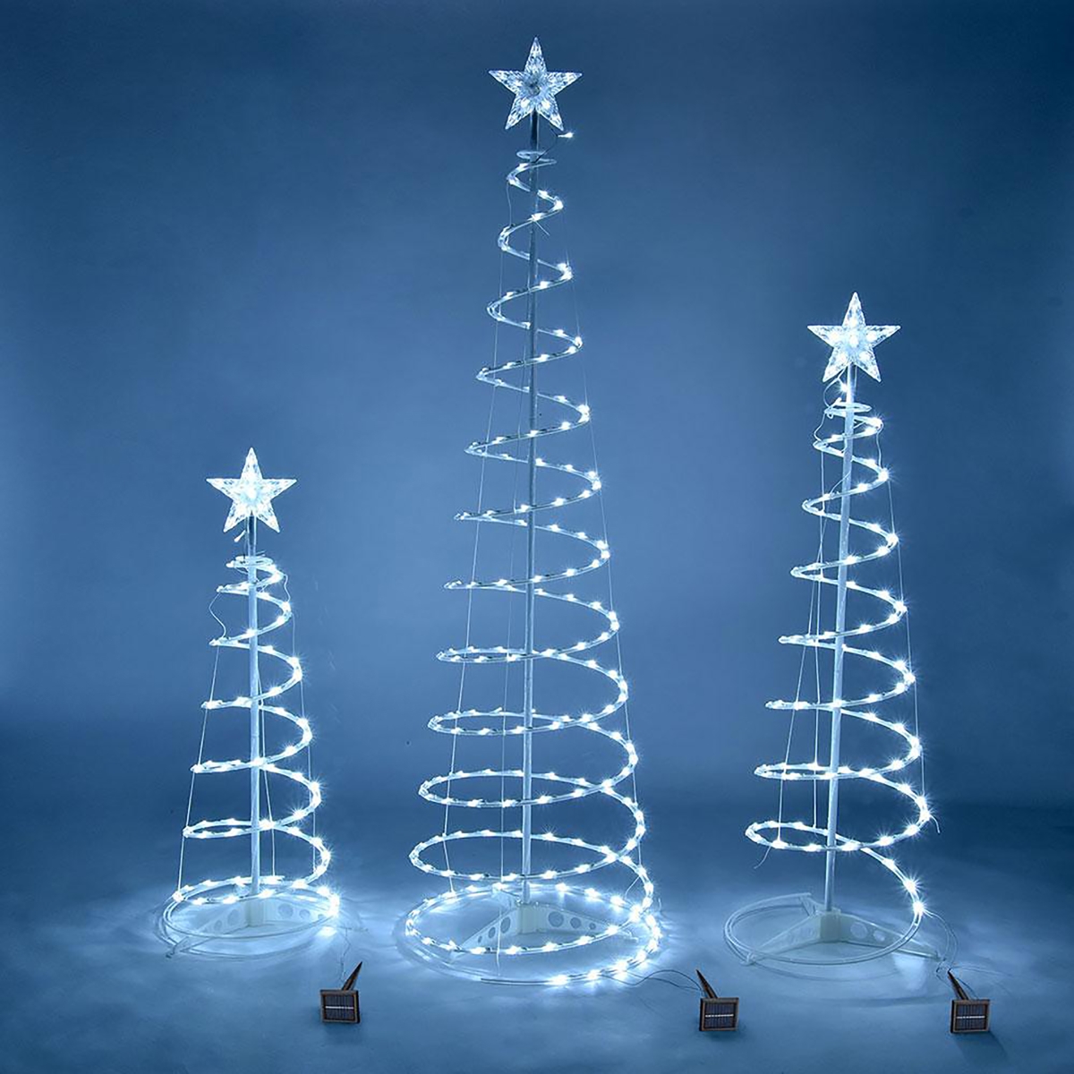 72 in. LED Spiral Trees, Pure White