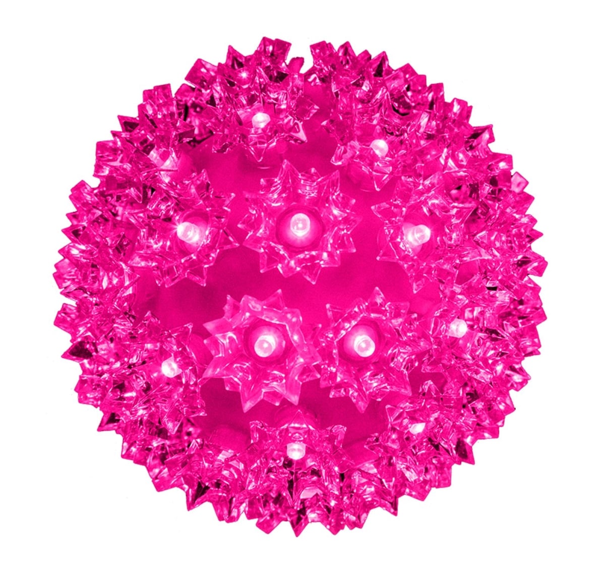 10 in. LED Sphere Lights with Strobes, Pink