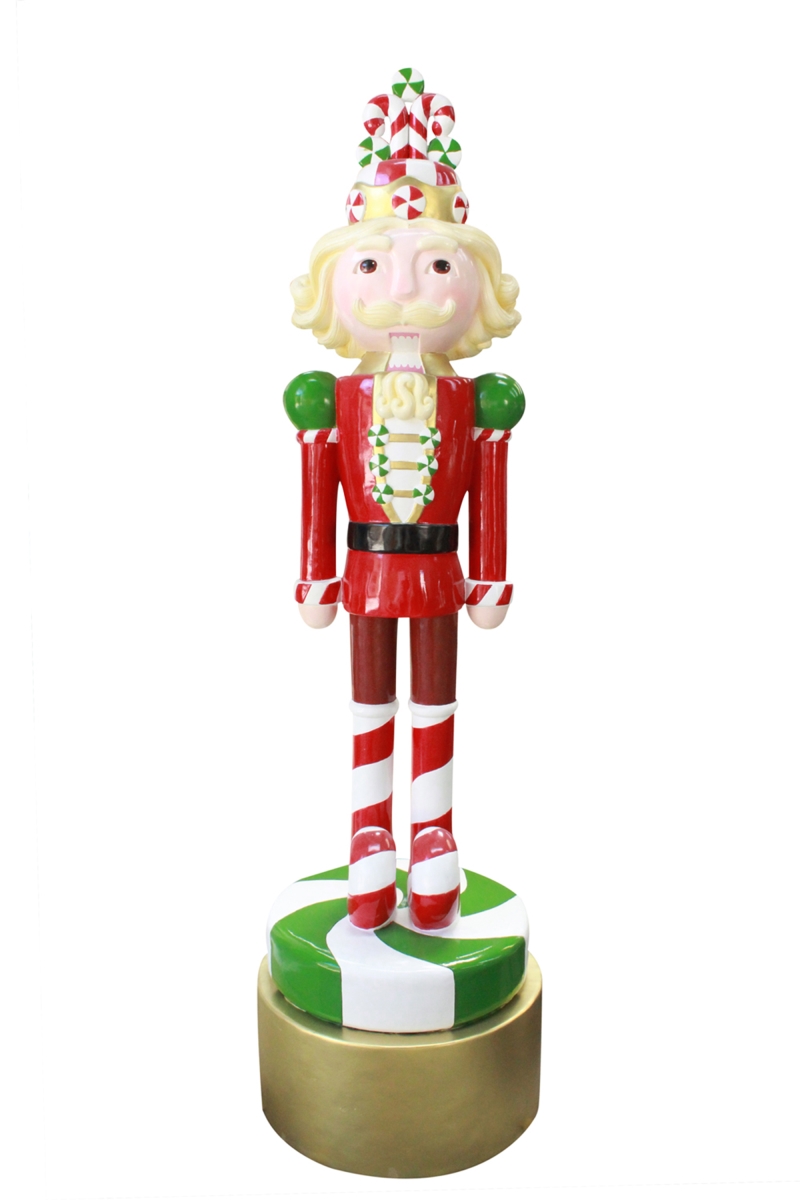 8 ft. Candy Cane Nutcracker