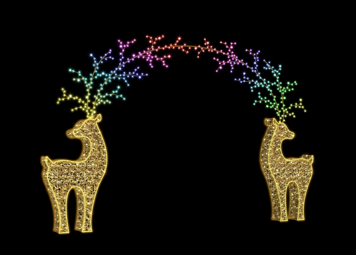 16 ft. Deer Arch Decor