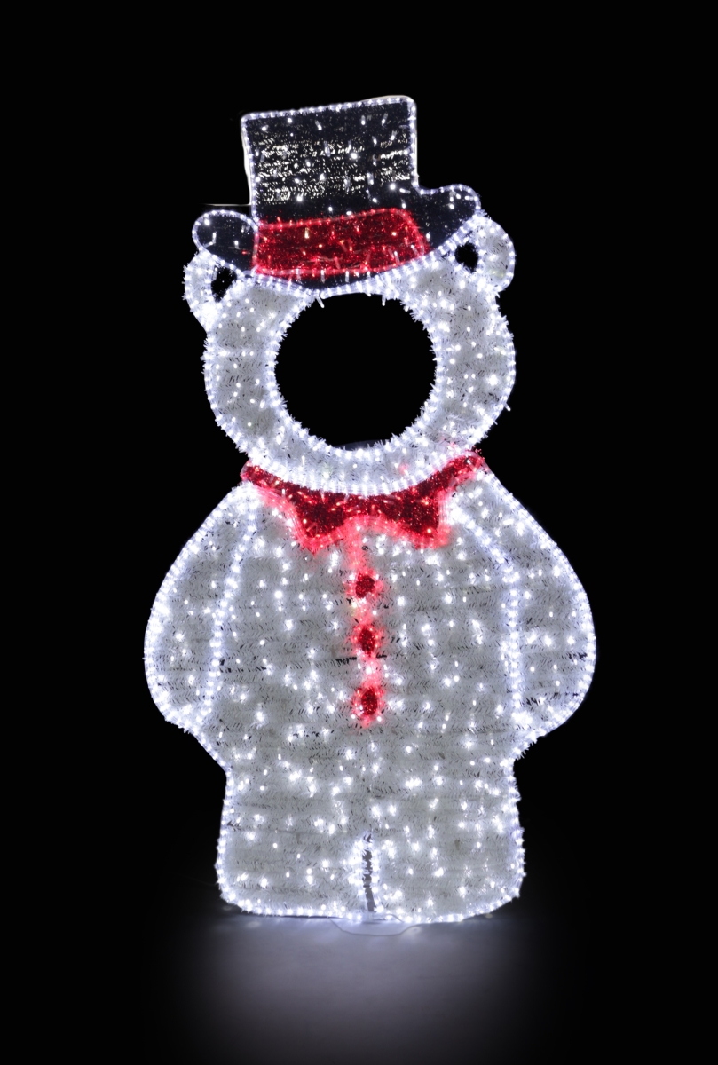 Photo Op Bear Decor with Top Hat