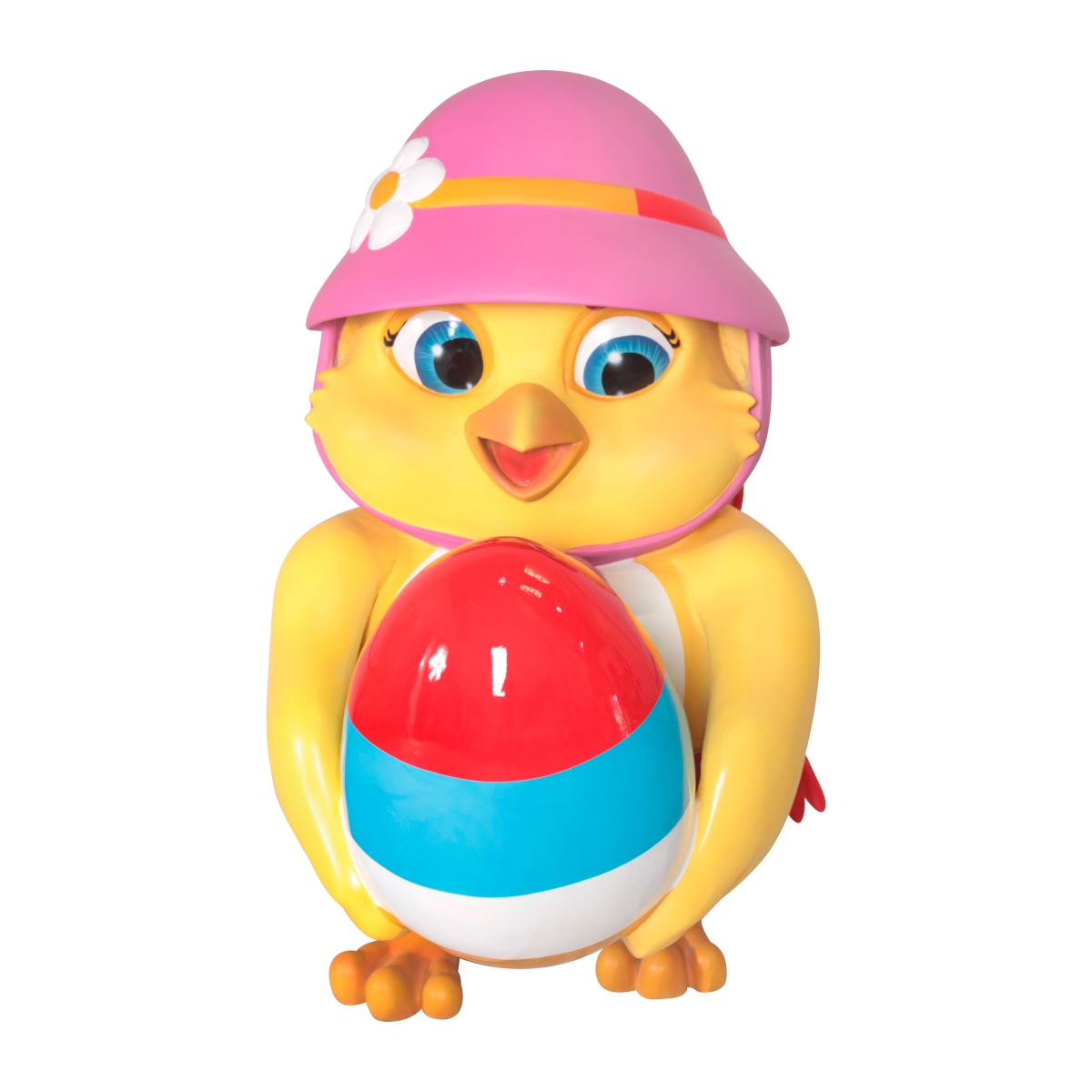 3.5 ft. Easter Chick Holding Egg Decor