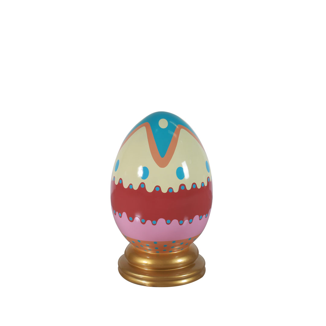 EST-EGG-2.5-PSTL 2.5 ft. Pastel Egg Decor with Base