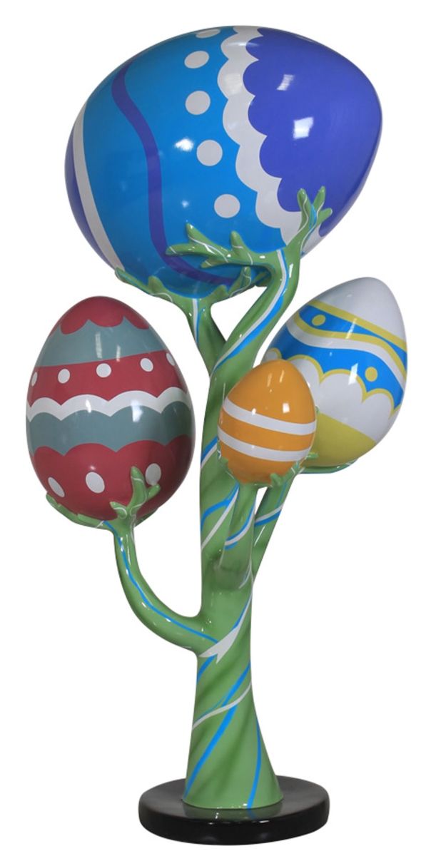 5 ft. Tree Figurine with Easter Eggs