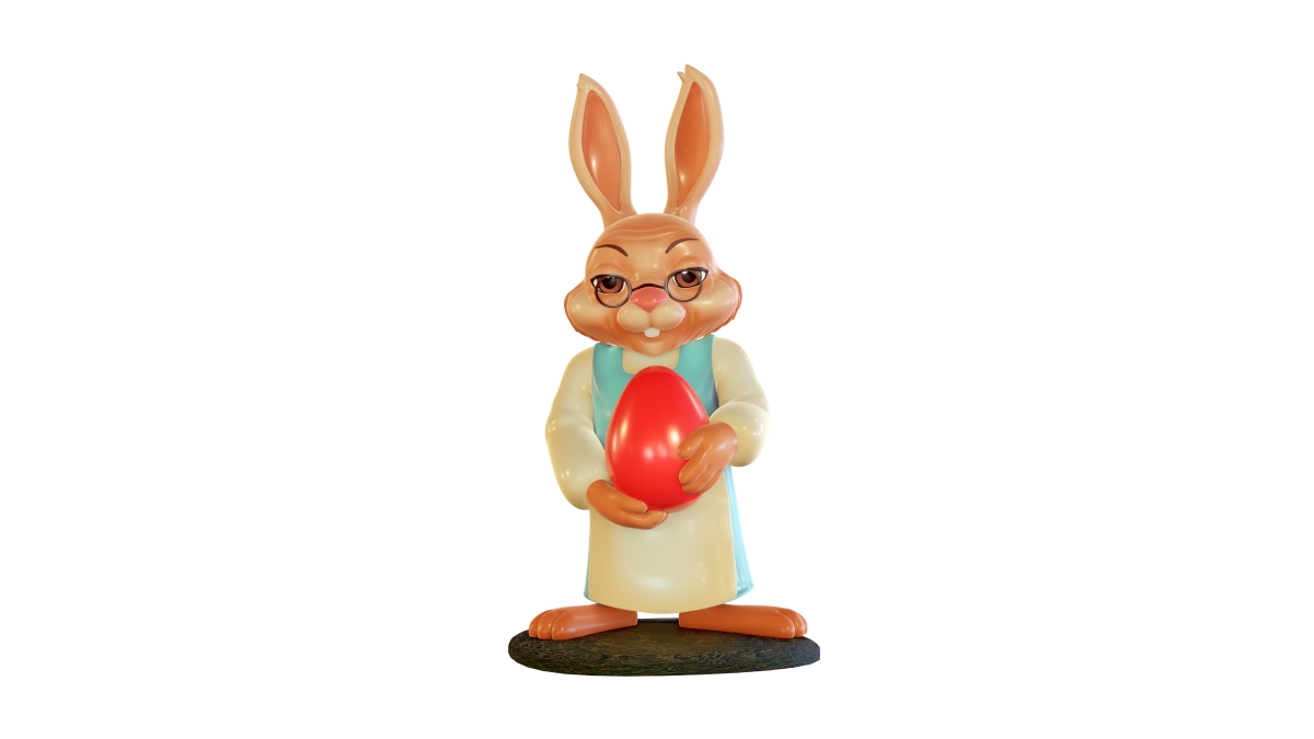 3 ft. Grandma Bria the Easter Bunny Figurine