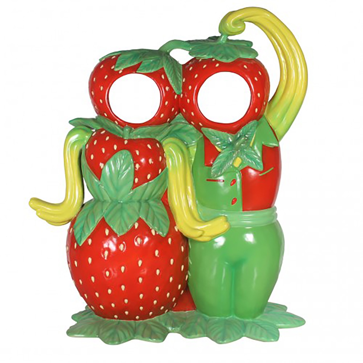 Strawberry Photo Op Statue, Red