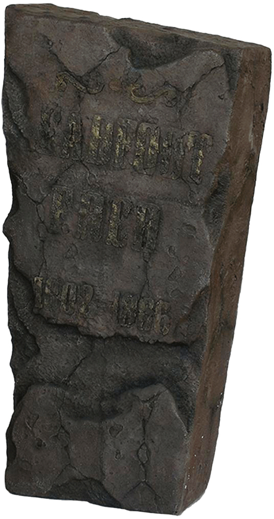 HWN-GRVSTN-FRED 3.5 ft. Gravestone with Inscription Halloween Decor