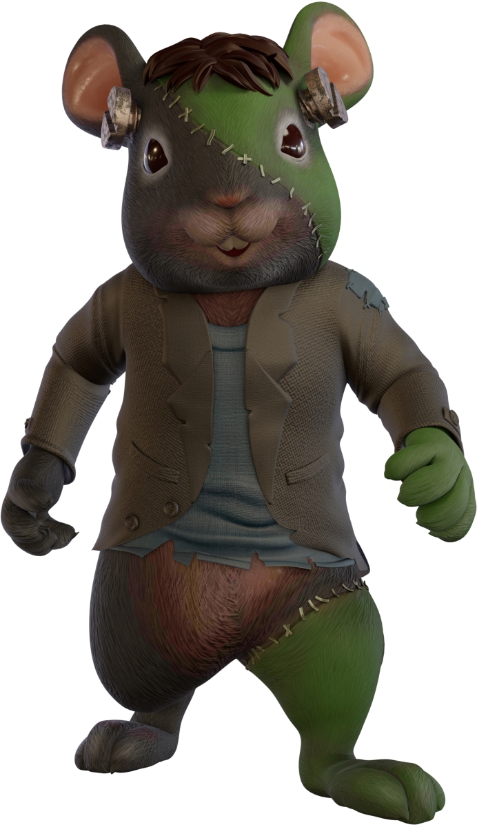 3 ft. Frankenstein Mouse Sculpture