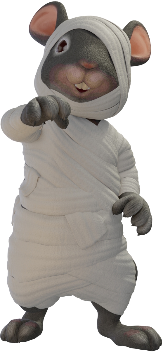 3 ft. Mummy Mouse Sculpture